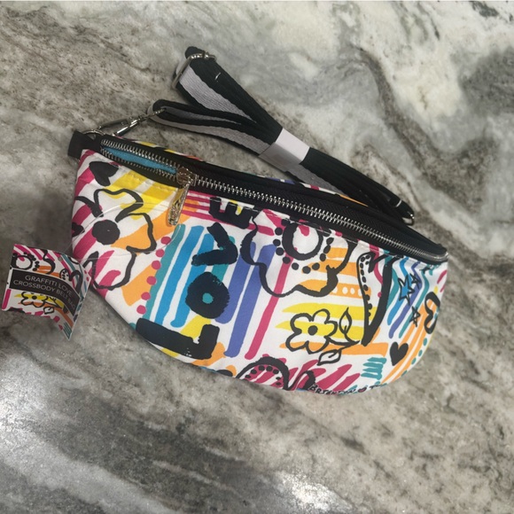 Brighton Graffiti Love Handbags - Brighton Graffiti Love Cross Body
Belt Bag - Fanny Pack Waist Bag